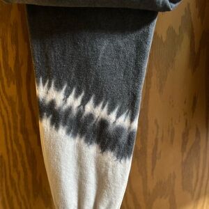 PINK Black and White Tie-Dye Sweatpants. NWOT